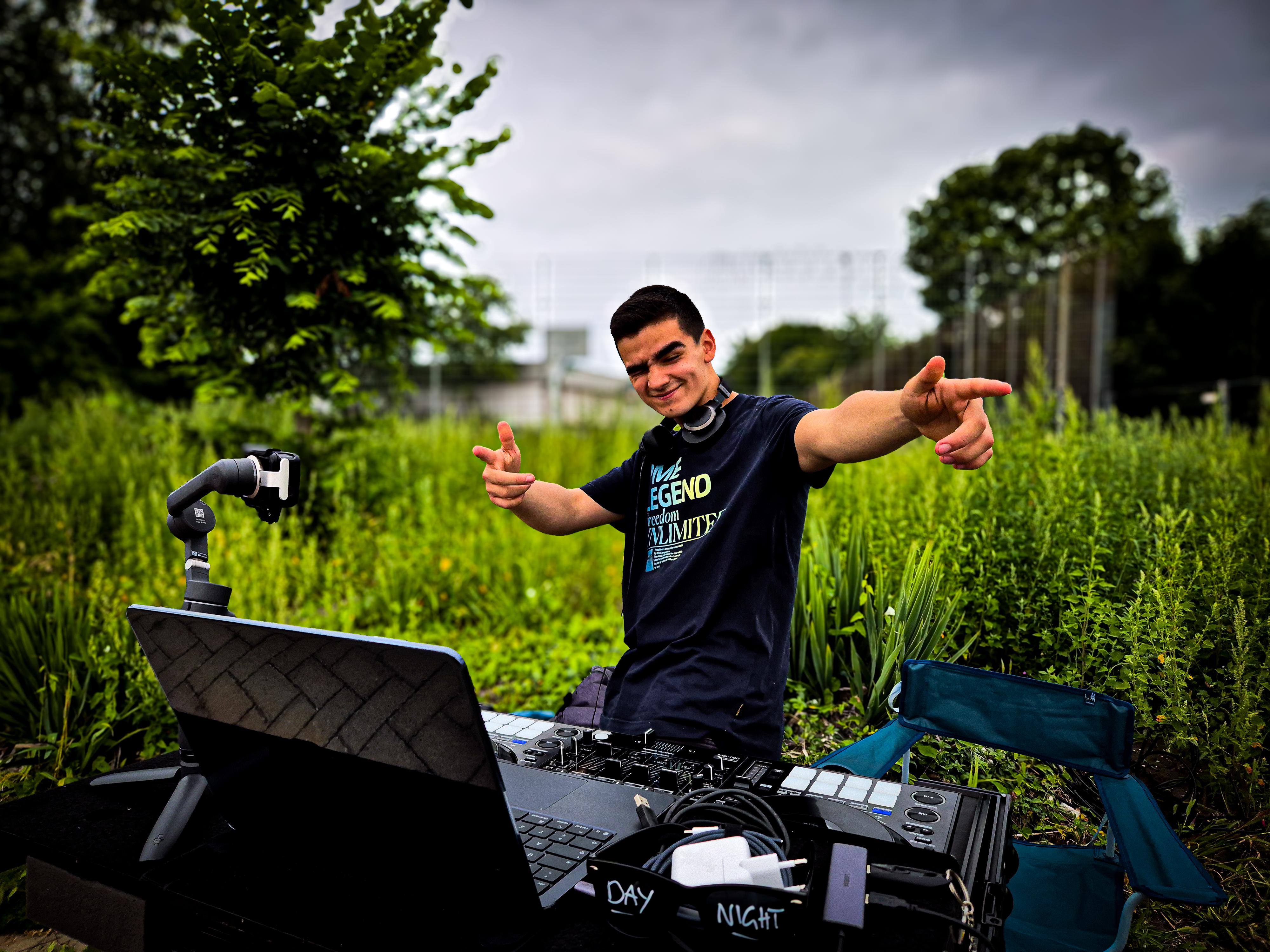 Outdoor DJ Sunset